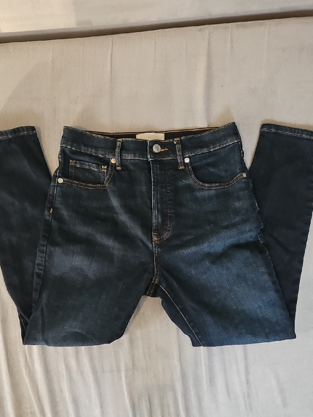 Everlane Women's Jeans in Dark Blue Denim